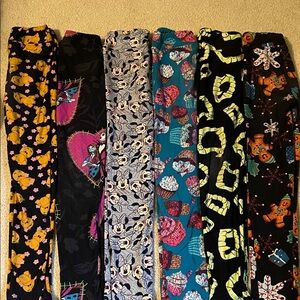 Colorful Patterned Leggings Set